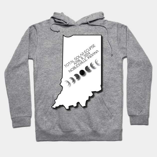 2024 ECLIPSE - NOBLESVILLE INDIANA Hoodie by BD STUDIO